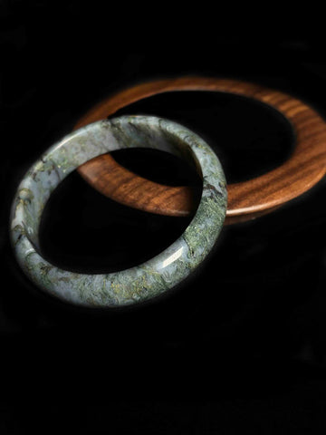 Moss Agate Bangle