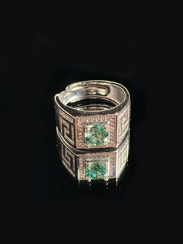 Green Topaz ring